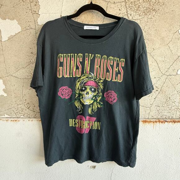 Daydreamer LA Tops - Daydreamer Guns N Roses T Shirt Appetite for Destruction Graphic Rock Band Tee S